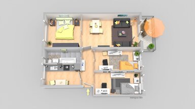 Wohnung zur Miete 387 € 4 Zimmer 70,2 m² 4. Geschoss Albert- Schweitzer- Straße 17 Döbeln Döbeln 04720