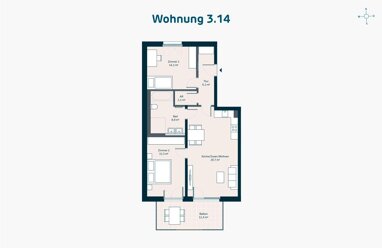 Wohnung zum Kauf provisionsfrei als Kapitalanlage geeignet 429.000 € 3 Zimmer 82,5 m² Bachwiesen Zirndorf Zirndorf 90513