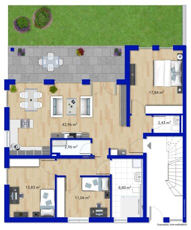 Wohnung zur Miete 1.300 € 4,5 Zimmer 109 m² Stockach Stockach 78333