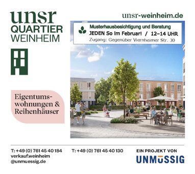 Maisonette zum Kauf provisionsfrei 649.000 € 4 Zimmer 140,8 m² 1. Geschoss frei ab sofort Viernheimer Straße 00 Weststadt Weinheim 69469