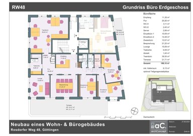 Bürofläche zur Miete 2.870 € 7 Zimmer 155 m² Bürofläche Landeskrankenhaus Göttingen 37081