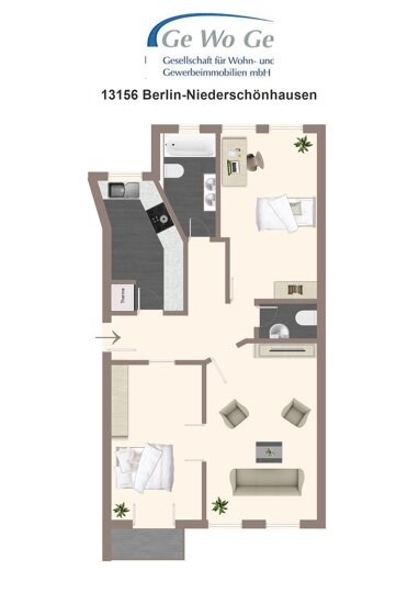 Wohnung zum Kauf 560.000 € 3 Zimmer 89 m² Niederschönhausen Berlin 13156