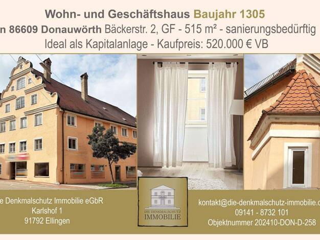 Haus zum Kauf 520.000 € 291 m² 515 m² Grundstück Donauwörth 86609