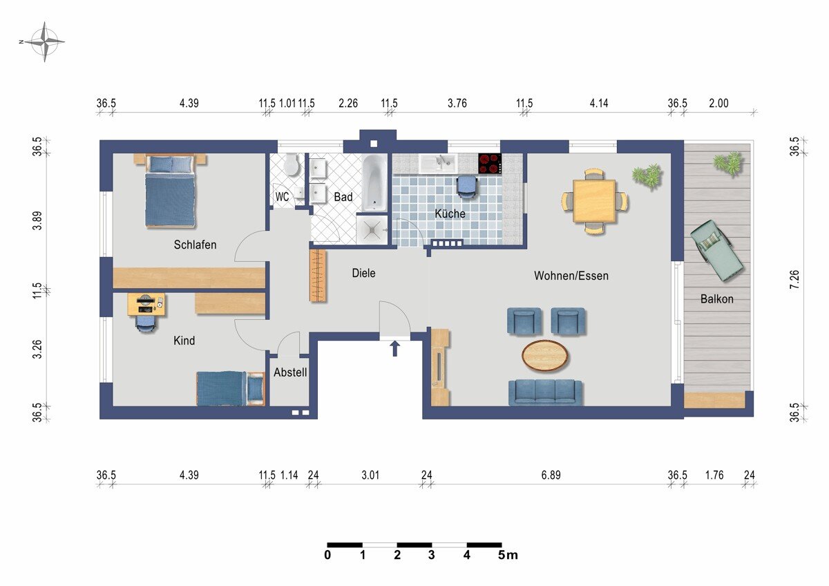 Wohnung zum Kauf 330.000 € 3 Zimmer 105,1 m²<br/>Wohnfläche 1. Stock<br/>Geschoss Hebborn Bergisch Gladbach 51467