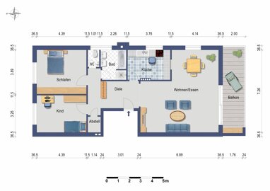 Wohnung zum Kauf 330.000 € 3 Zimmer 105,1 m² 1. Geschoss Hebborn Bergisch Gladbach 51467