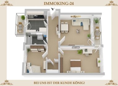 Wohnung zum Kauf 420.000 € 3 Zimmer 81 m² 3. Geschoss Mühlburg - Alt-Mühlburg Karlsruhe - Mühlburg 76185