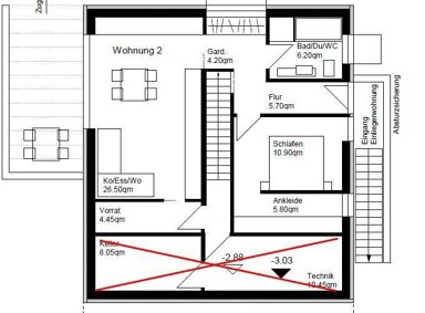 Terrassenwohnung zur Miete 1.200 € 2 Zimmer 70 m² frei ab sofort Odelzhausen Odelzhausen 85235