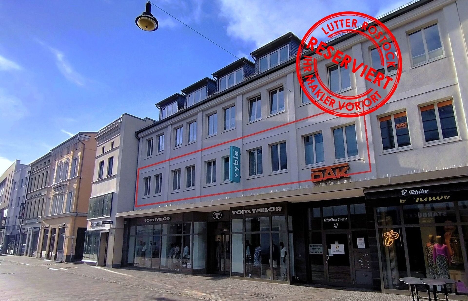 Bürofläche zur Miete 180,8 m²<br/>Bürofläche Stadtmitte Rostock 18055