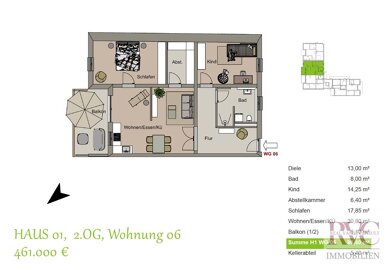 Wohnung zum Kauf provisionsfrei 461.000 € 3 Zimmer 96,4 m² Fridolfing Fridolfing 83413