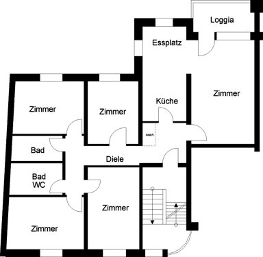 Wohnung zur Miete nur mit Wohnberechtigungsschein 586 € 5 Zimmer 109,1 m² 3. Geschoss Vogelsanger Str. 125 Ehrenfeld Köln 50823