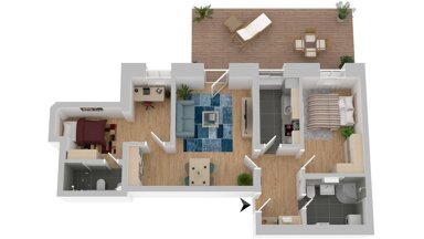 Wohnung zur Miete 915 € 4 Zimmer 70,8 m² EG frei ab sofort Bahnhofstr. 5 Niedersedlitz (Dorfstr.) Dresden 01259