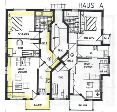 Wohnung zur Miete 800 € 3 Zimmer 73 m² 1. Geschoss Forststraße 16a Karsau Rheinfelden (Baden) 79618