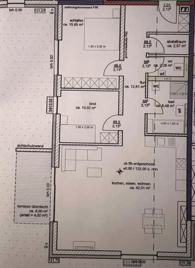 Wohnung zur Miete 700 € 3 Zimmer 99 m² frei ab sofort Falk Straße Unna - Mitte Unna 59423