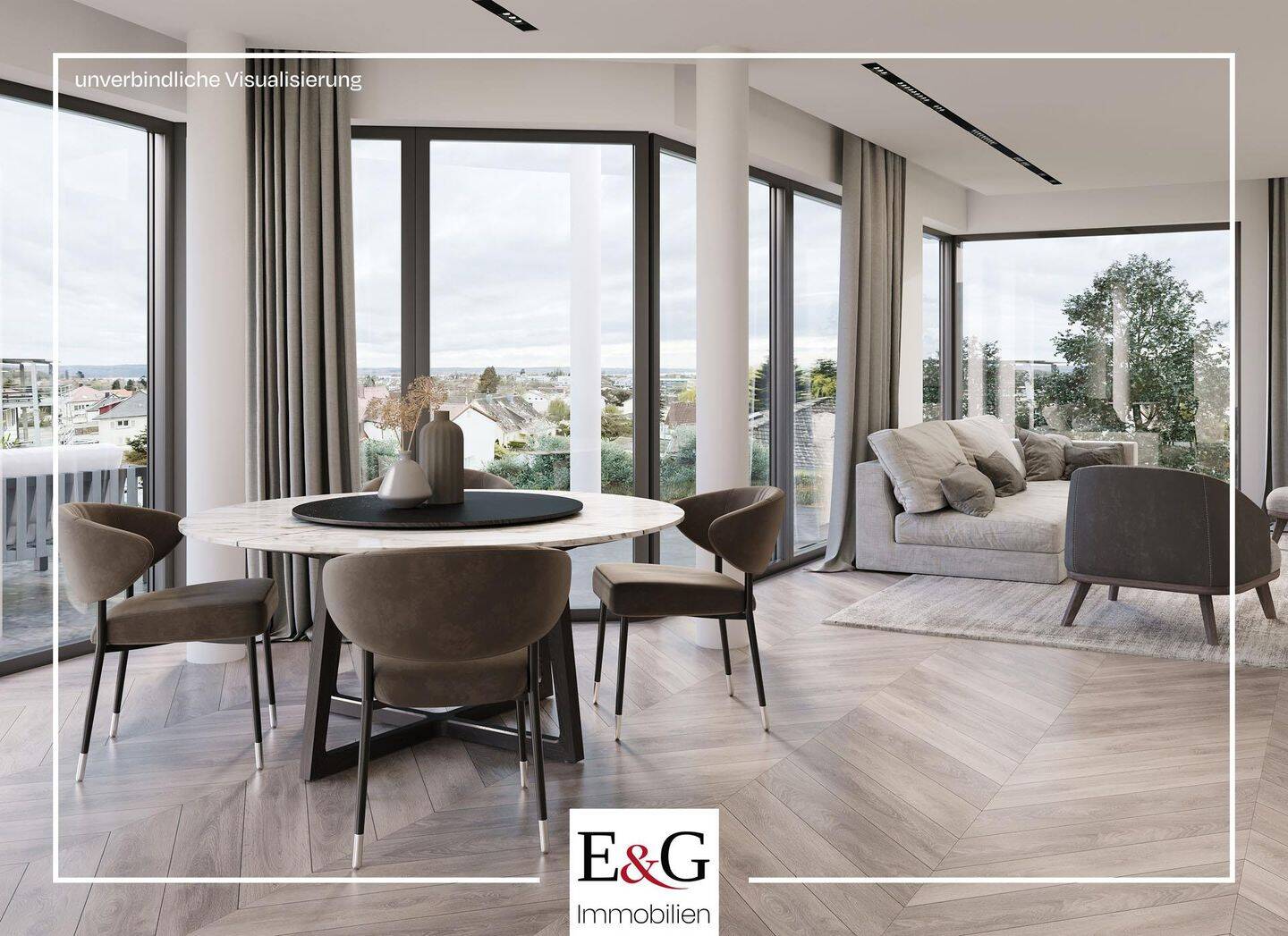 *Provisionsfrei für Käufer* Neubau: THE LAKE - Exklusive 4-Zi.-Wohnung in Seenähe in Überlingen