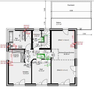 Wohnung zur Miete 800 € 3 Zimmer 90 m² 1. Geschoss Venhaus Spelle 48480