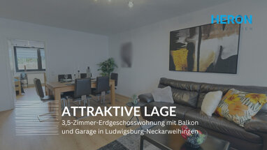 Wohnung zum Kauf 320.000 € 3,5 Zimmer 86 m² EG Neckarweihingen Ludwigsburg 71642