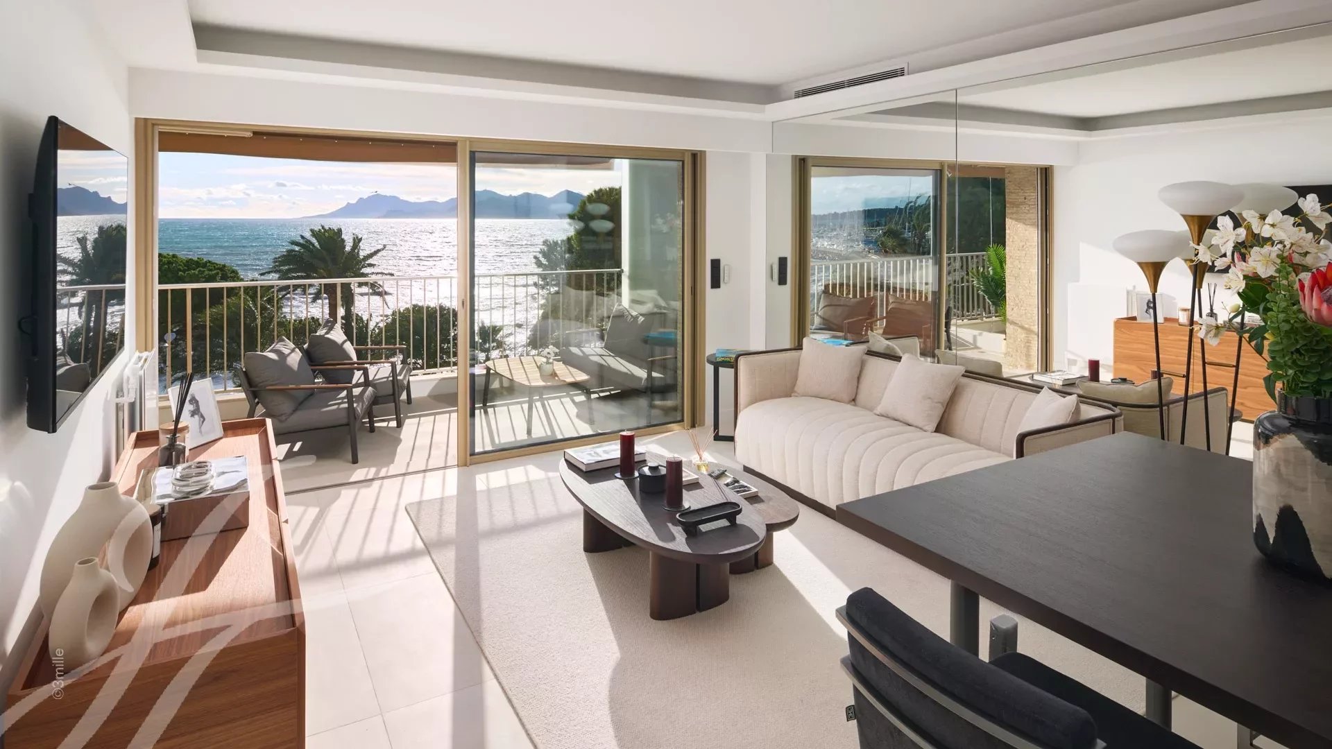 Apartment zum Kauf Provisionsfrei 2.580.000 € 3 Zimmer 66,1 m²<br/>Wohnfläche 5. Stock<br/>Geschoss Croisette-Palm-Beach Cannes 06400
