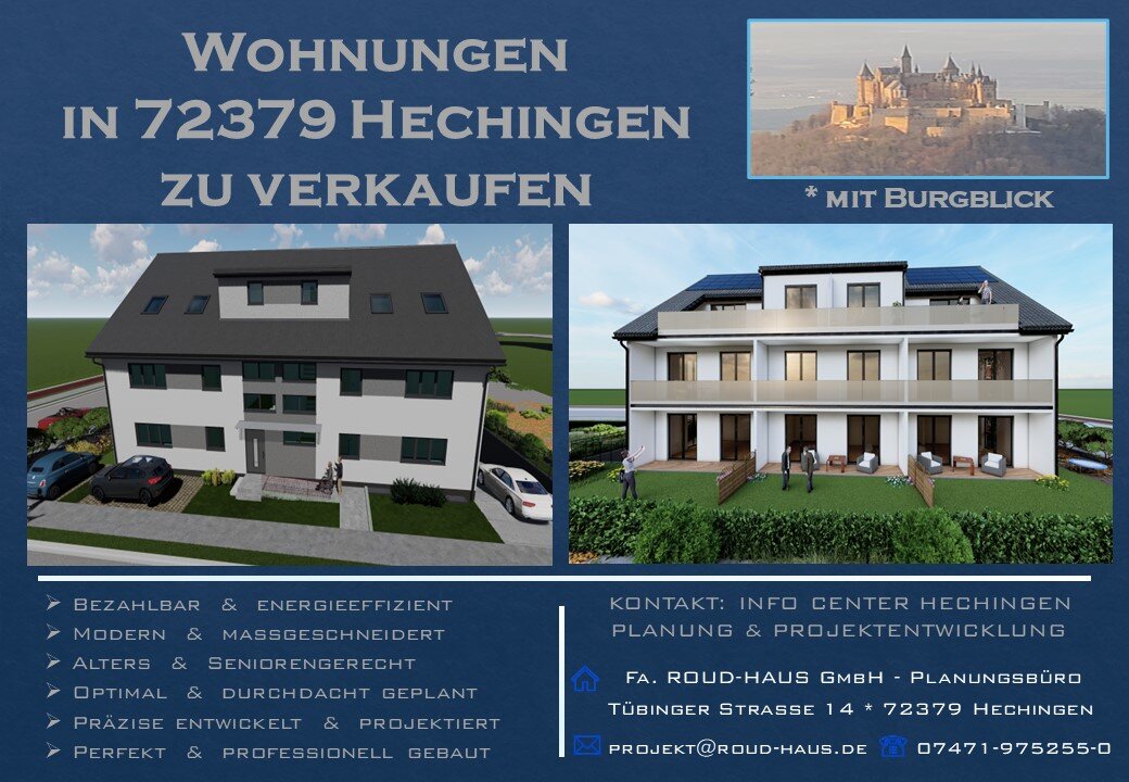 Wohnung zum Kauf Provisionsfrei Schlatterstrasse 14 Hechingen Hechingen 72379