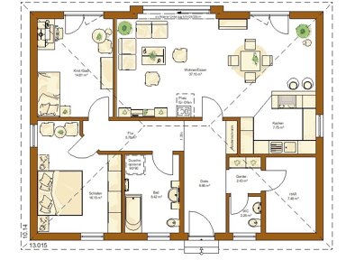 Bungalow zum Kauf 507.340 € 3 Zimmer 112 m² 660 m² Grundstück Schönerlinde Schönerlinde/ Wandlitz 16348