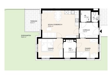 Wohnung zum Kauf Provisionsfrei 295.900 € 3 Zimmer 65 m² Untere Fellach Villach(Stadt) 9500