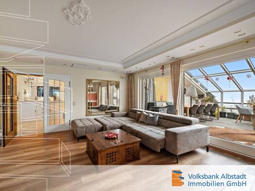 Villa zum Kauf 1.280.000 € 8 Zimmer 496 m² 3.733 m² Grundstück Ebingen Albstadt 72458