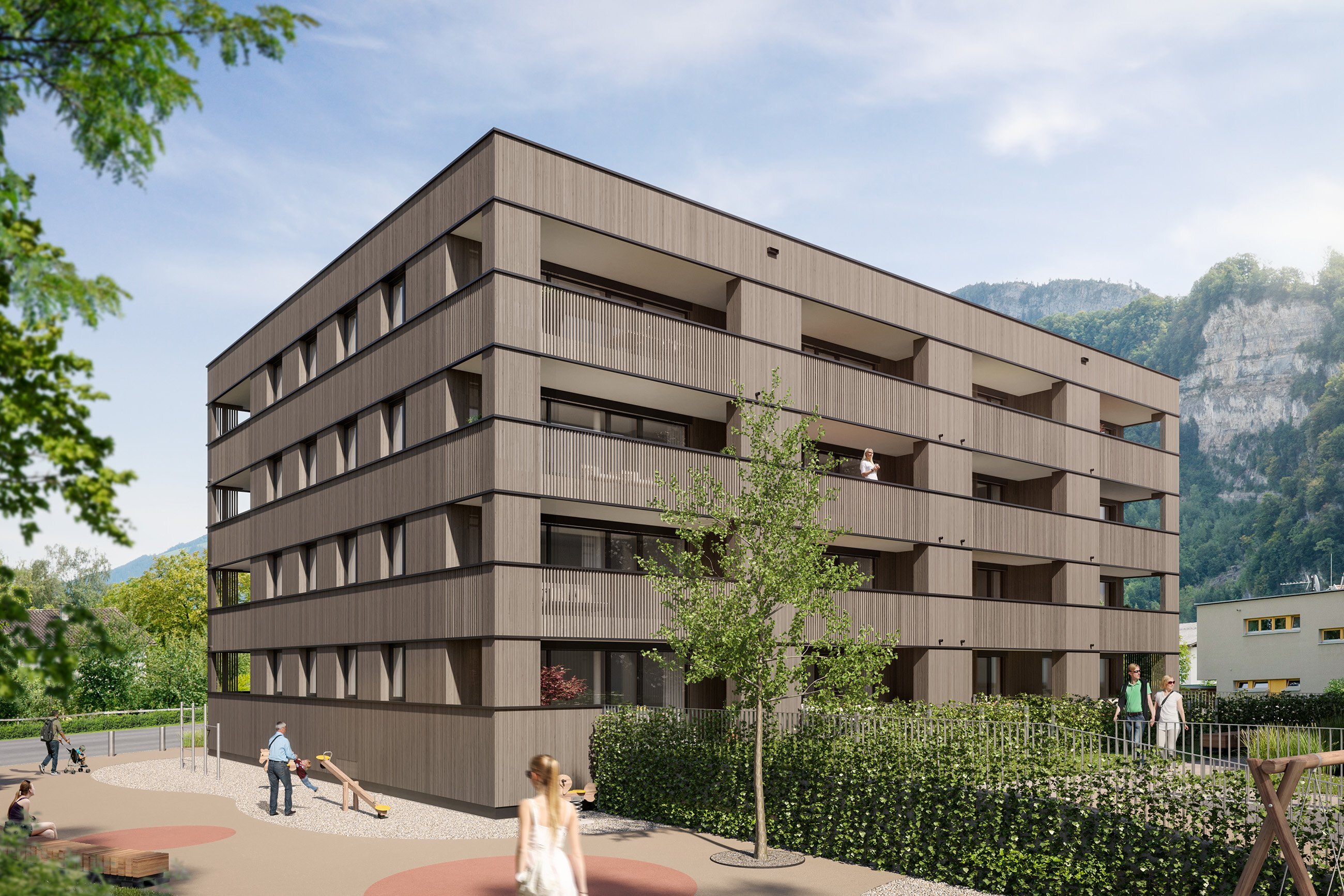 Terrassenwohnung zum Kauf 399.000 € 3 Zimmer 67,6 m² Hellbrunnenstraße Hohenems 6845
