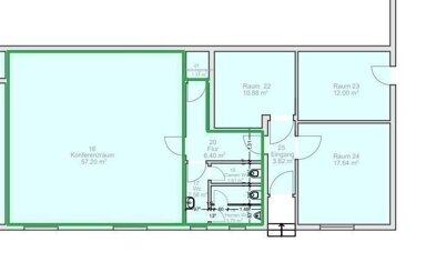 Bürofläche zur Miete provisionsfrei 12,50 € 1 Zimmer 71,8 m² Bürofläche Am Flugplatz Haus 8 Egelsbach 63329