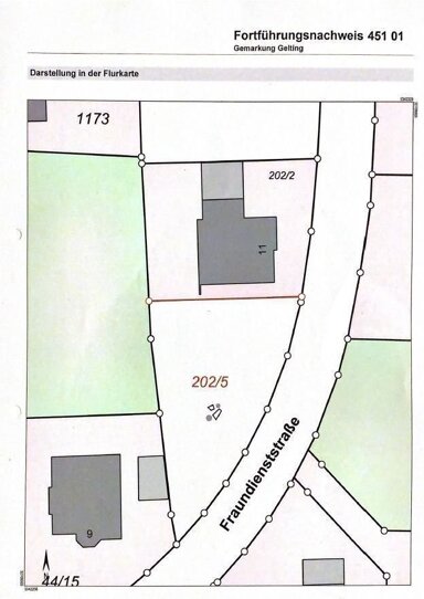 Grundstück zum Kauf 544 m² Grundstück Fraundienststraße 11 Gelting Pliening 85652