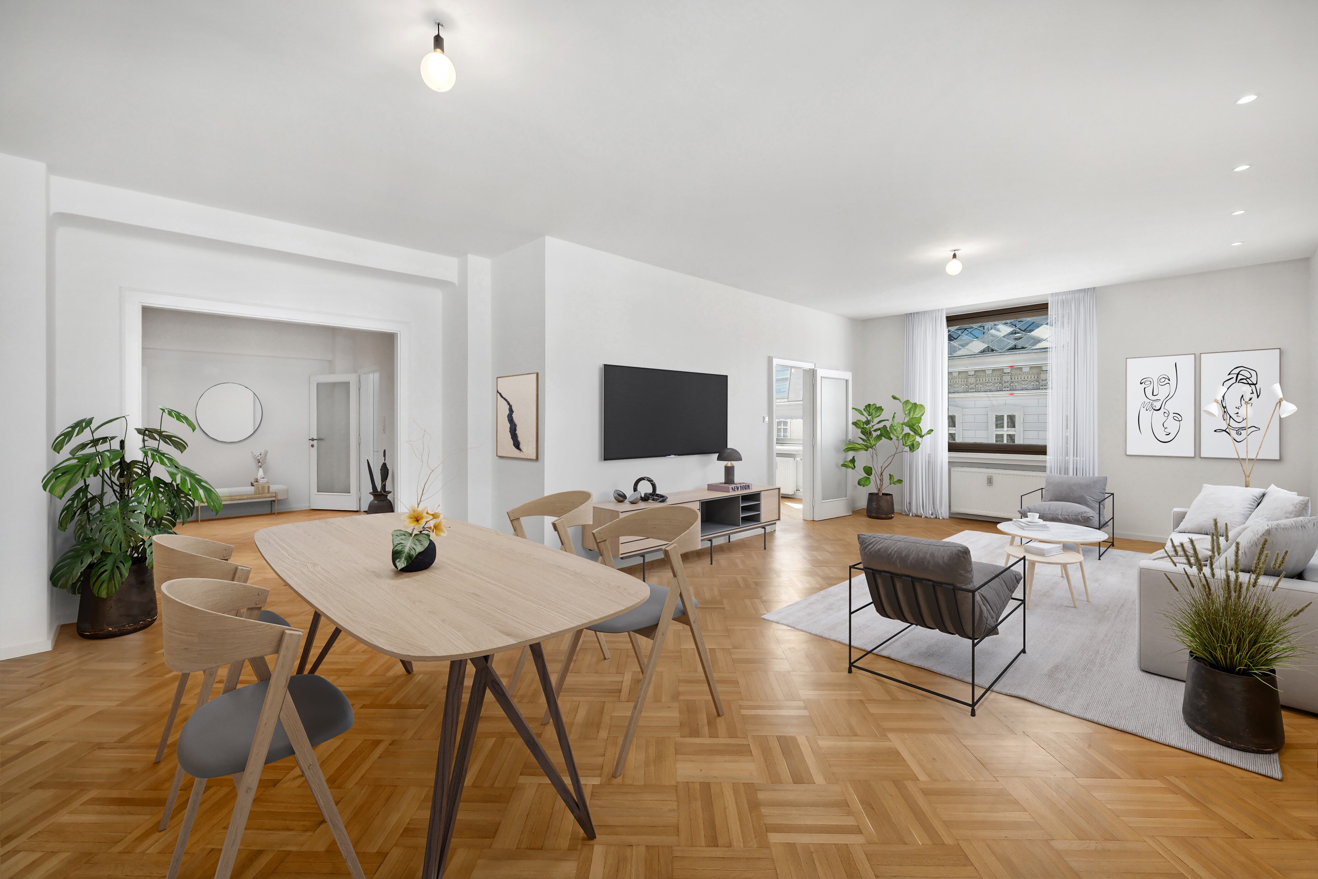 Wohnung zum Kauf 1.440.000 € 2 Zimmer 96 m² 6. Geschoss Wien 1010