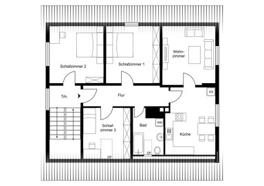 Wohnung zur Miete 1.228 € 4 Zimmer 80 m² Rosenstraße 2 Höchst 6973