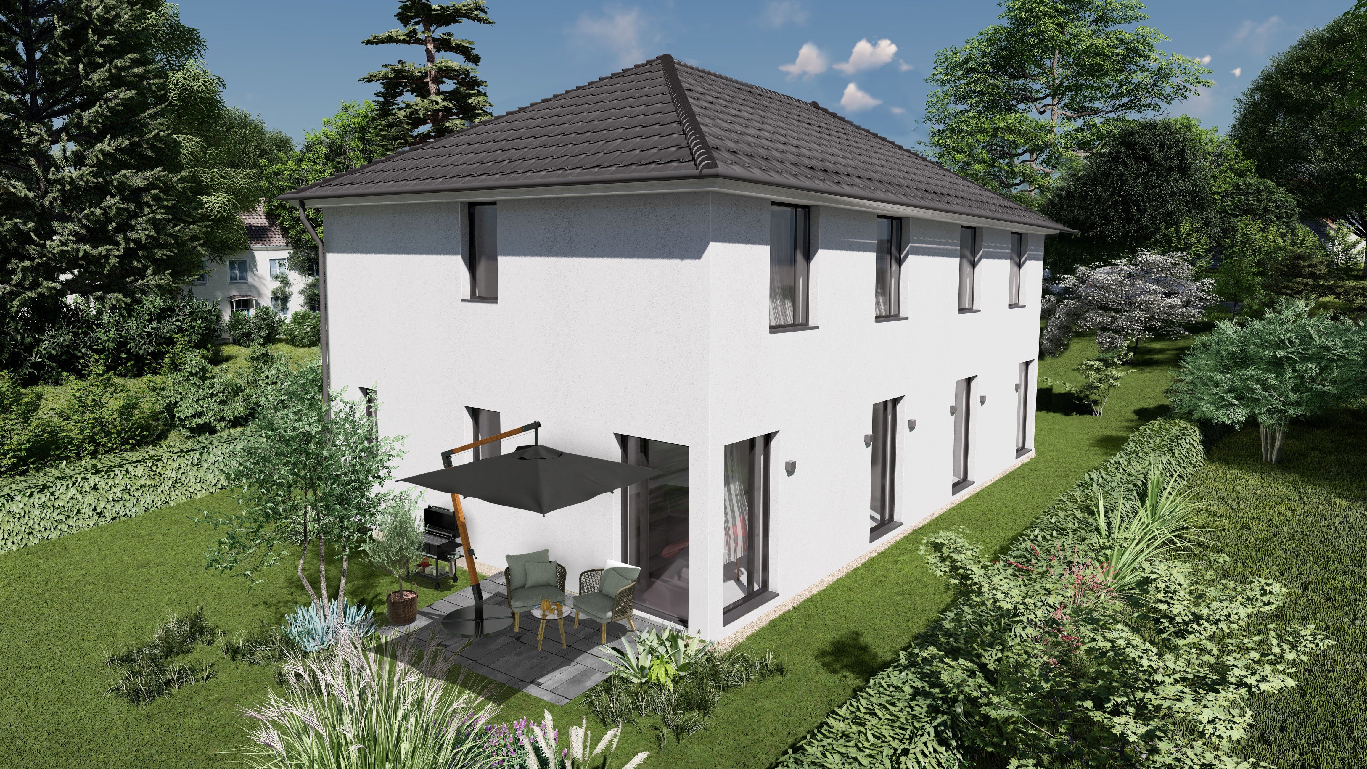 Doppelhaushälfte zum Kauf 699.000 € 4 Zimmer 121 m²<br/>Wohnfläche 325 m²<br/>Grundstück Sasel Hamburg 22393
