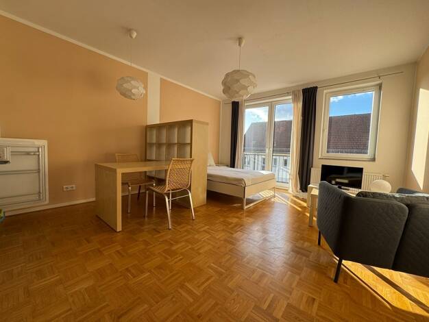 Wohnung zur Miete 540 € 1 Zimmer 35,6 m² 3. Geschoss frei ab sofort Arthur-Hoffmann-Straße 175 Connewitz Leipzig 04277