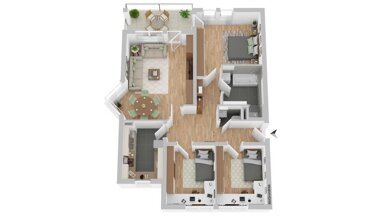 Wohnung zum Kauf provisionsfrei 196.200 € 4 Zimmer 93,6 m² 2. Geschoss Haller Weg 9 Reutenen Heidenheim 89522