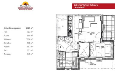 Wohnung zur Miete 900 € 2 Zimmer 69,2 m² frei ab sofort Gut 1a Radeburg Radeburg 01471