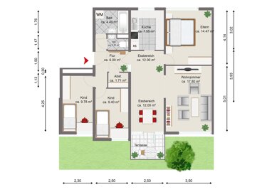 Wohnung zum Kauf 329.000 € 4 Zimmer 86 m² Langwasser - Südost Nürnberg 90473