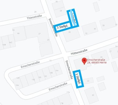 Außenstellplatz zur Miete 30 € Emscherstraße 26 a Bickern Herne 44649