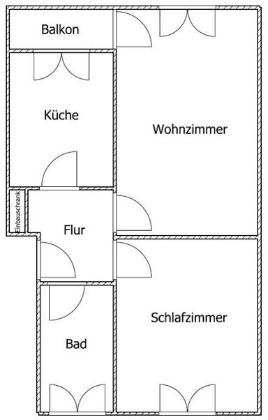 Wohnung zur Miete 785 € 2 Zimmer 56,9 m² 5. Geschoss frei ab 11.03.2025 Mintarder Weg 37 Unterrath Düsseldorf 40472