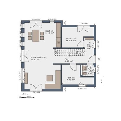 Einfamilienhaus zum Kauf provisionsfrei 595.000 € 5 Zimmer 140 m² 499 m² Grundstück Unterhausen Lichtenstein 72805