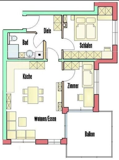 Wohnung zur Miete 1.150 € 3 Zimmer 70 m² 1. Geschoss frei ab sofort Ebenweiler 88370