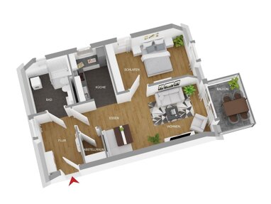 Wohnung zum Kauf 245.000 € 2 Zimmer 61,1 m² Donauwörth Donauwörth 86609