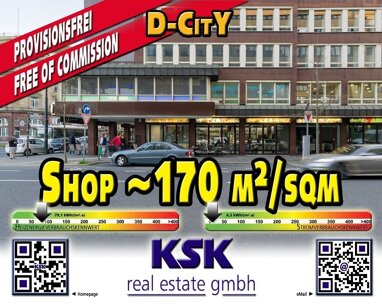 Laden zur Miete Provisionsfrei 25 € 170 m² Verkaufsfläche Stadtmitte Düsseldorf 40210