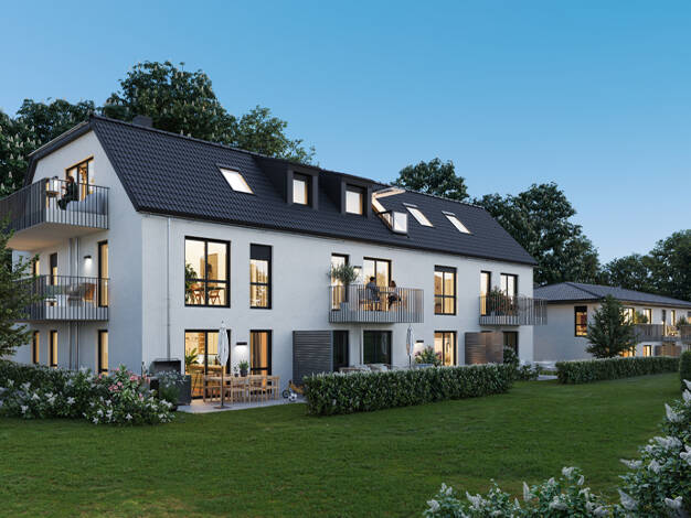 Terrassenwohnung zum Kauf provisionsfrei 498.000 € 2 Zimmer 59,8 m² EG Lochhauser Straße 98 Puchheim Bahnhof Puchheim 82178