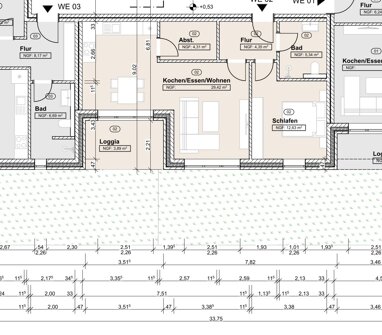 Wohnung zum Kauf 199.000 € 2 Zimmer 59,9 m² Veenhusen Moormerland / Warsingsfehn 26802