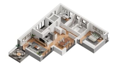 Wohnung zum Kauf 699.000 € 3 Zimmer 111,3 m² 1. Geschoss Geißberg 5 Dreieichenhain Dreieich 63303