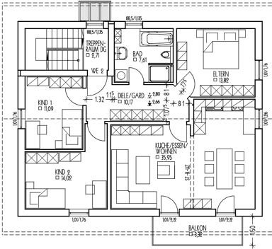 Wohnung zum Kauf provisionsfrei 485.000 € 4 Zimmer 94,4 m² 1. Geschoss Hart a. d. Alz Garching an der Alz 84518