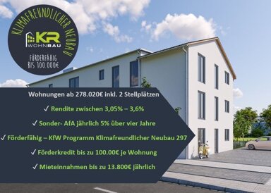 Wohnanlage zum Kauf als Kapitalanlage geeignet 287.564 € 2 Zimmer 77,7 m² Flachslanden Flachslanden 91604