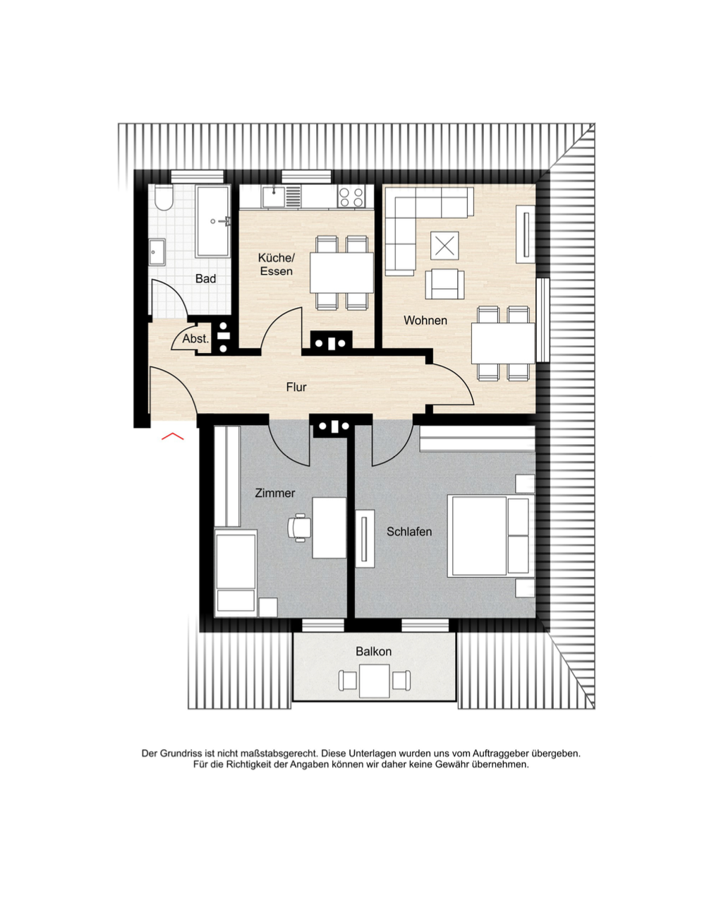Wohnung zum Kauf 155.000 € 3 Zimmer 66 m²<br/>Wohnfläche Hennenbach Ansbach 91522