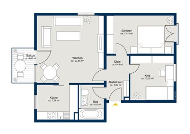 Wohnung zum Kauf 449.000 € 3 Zimmer 67 m² Unterhaching 82008