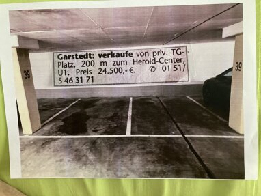 Garage zum Kauf Provisionsfrei 24.500 € Lütjenmoor Garstedt Norderstedt- Garstedt 22850