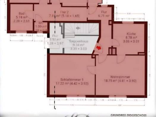 Wohnung zum Kauf 199.000 € 4 Zimmer 106 m² EG Waltershausen 99880